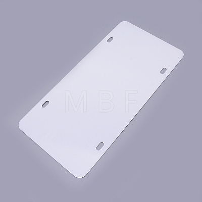 Blank Aluminum Plates DIY-WH0097-07-1