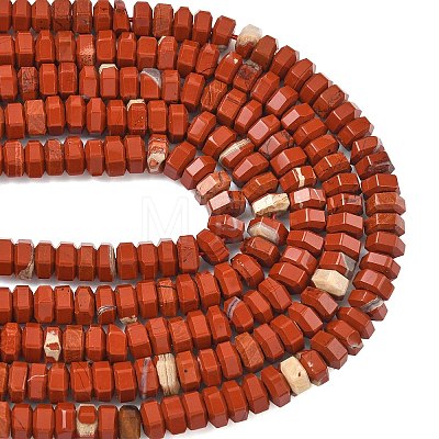 Natural Red Jasper Beads Strands G-L654-I02-01-1
