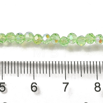 Electroplate Transparent Glass Beads Strands LS-EGLA-A035-T3mm-L09-1