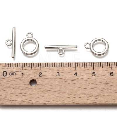 Alloy Toggle Clasps TIBE-EA774Y-P-NR-1
