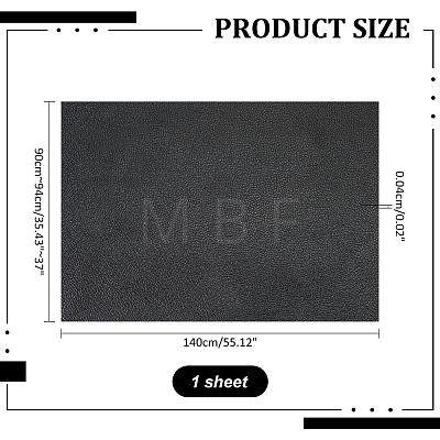 PVC Imitation Leather Fabric AJEW-WH0314-282B-1