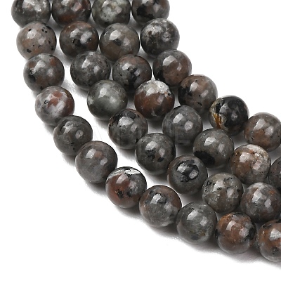 Natural Fluorescent Syenite Rock(Glow under UV Light) Beads Strands GG-NH0012-A01-6mm-1