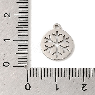 Christmas 201 Stainless Steel Charms STAS-E217-03P-1