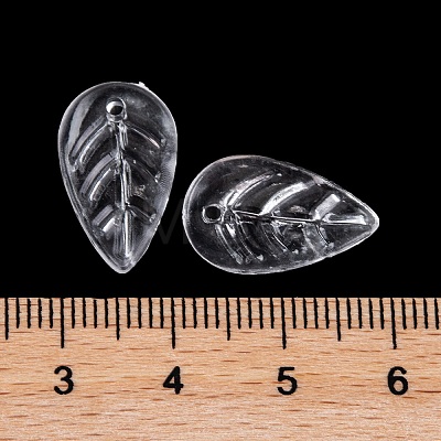 Transparent Acrylic Pendants TACR-G050-02C-1