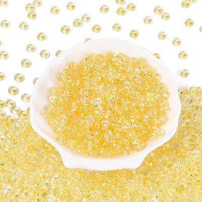 Transparent Colours Glass Seed Beads SEED-Q042-01A-A02-1