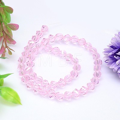 Faceted Polyhedron Imitation Austrian Crystal Bead Strands G-M183-8mm-03A-1