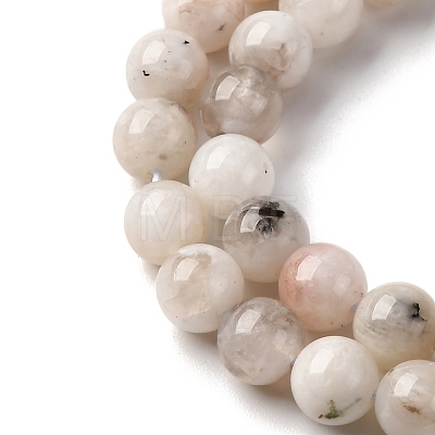 Natural White Moonstone Beads Strands X-G-I388-01-6mm-1