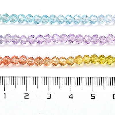 Transparent Painted Glass Beads Strands LS-DGLA-A034-T3mm-A12-1