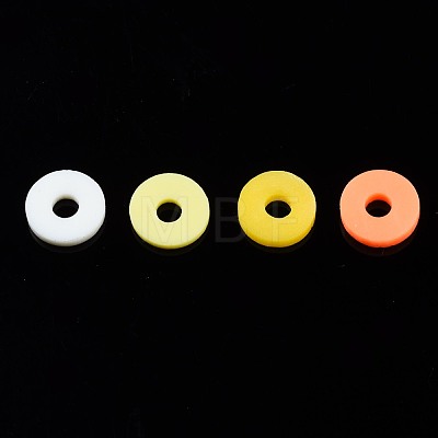 Handmade Polymer Clay Beads Strands CLAY-R089-6mm-T02B-09-1