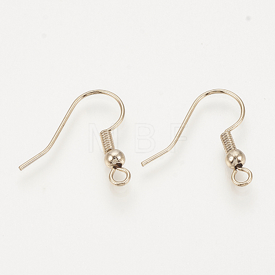 Brass Earring Hooks KK-T029-132LG-NF-1