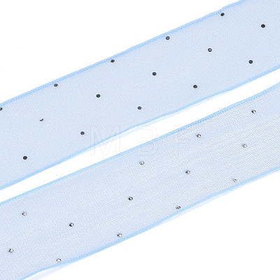 Single Face Printed Polyester & Acrylic Satin Ribbon SRIB-T009-06E-1