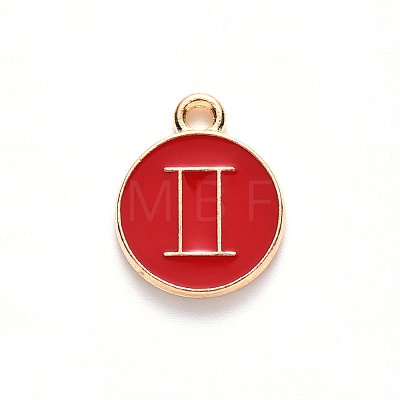 Alloy Enamel Pendants LS-X-ENAM-S124-01B-07I-1