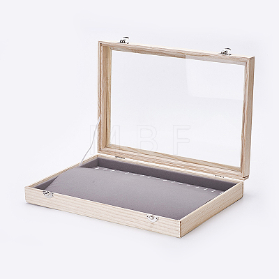 Wooden Necklace Presentation Boxes ODIS-P006-09-1