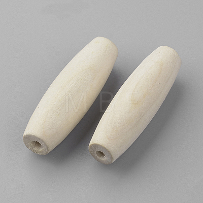 Unfinished Wood Beads X-WOOD-R253-18-LF-1