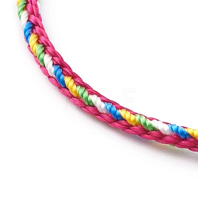 Nylon Twist Cord Bracelets BJEW-JB06479-06-1