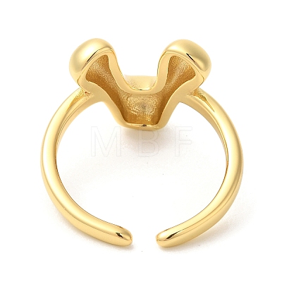 Brass Open Cuff Rings RJEW-U008-06V-G-1