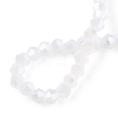 Imitation Jade Electroplate Glass Beads Strands EGLA-A039-J2mm-A06-1