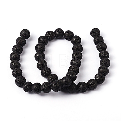 Natural Lava Rock Beads Strands LS-g434-9A-1
