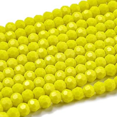 Opaque Glass Beads Stands EGLA-A035-P4mm-D04-1