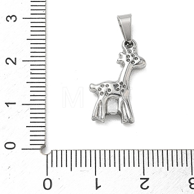 304 Stainless Steel Pendants STAS-B141-01A-P-1