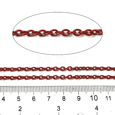 Spray Painted 304 Stainless Steel Cable Chains STAS-B067-06A-04-1