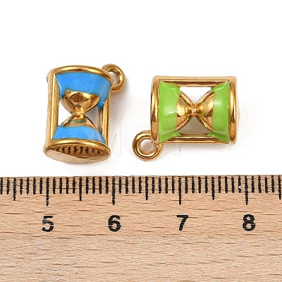 304 Stainless Steel Enamel Pendants STAS-Z140-23G-1