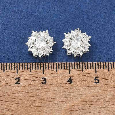 Brass Pave Cubic Zirconia Multi-Strands Links KK-B172-19S-01-1