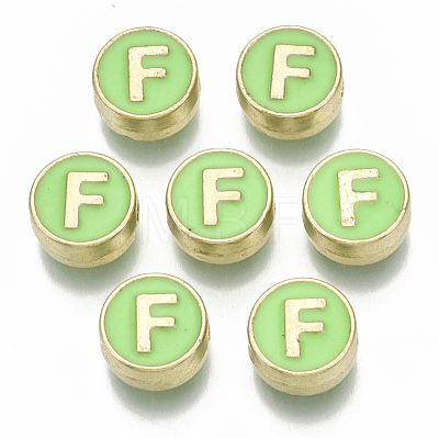Alloy Enamel Beads X-ENAM-S122-028F-NR-1