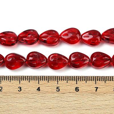 Transparent Glass Beads Strands GLAA-H038-03E-1