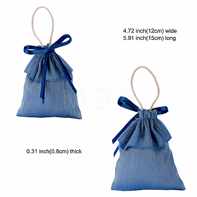 Satin Bags with Drawstring Jewelry Gift Bags ABAG-CJC0001-009C-1