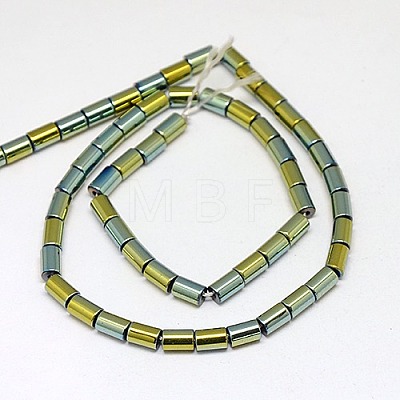 Electroplate Non-magnetic Synthetic Hematite Beads Strands G-J162-B-07-1