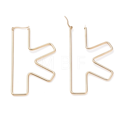 304 Stainless Steel Hoop Earrings EJEW-F251-A02-K-1