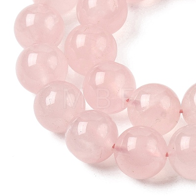 Natural Madagascar Rose Quartz Beads Strands G-B167-A07-10mm-1
