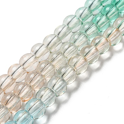 Dyed & Heated Synthetic Quartz Beads Strands G-P502-01A-M-1