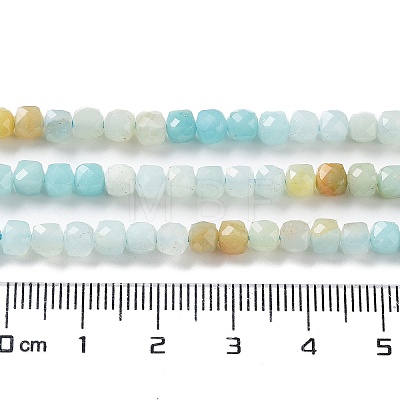 Natural Flower Amazonite Beads Strands G-J400-A08-03-1