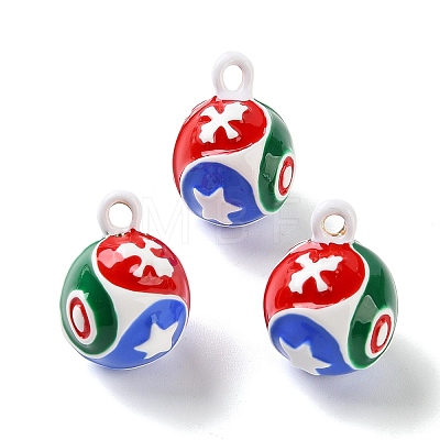 Alloy Enamel Pendants AL-CBAEAA8-12-1