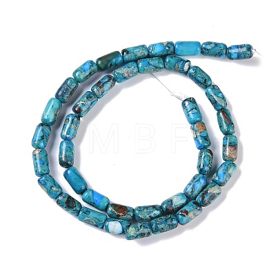 Dyed Synthetic Imperial Jasper Beads Strands G-P529-B01-01-1