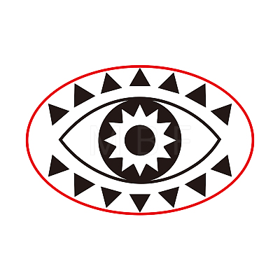 Olycraft Eye Wax Seal Stamp DIY-OC0006-10D-1