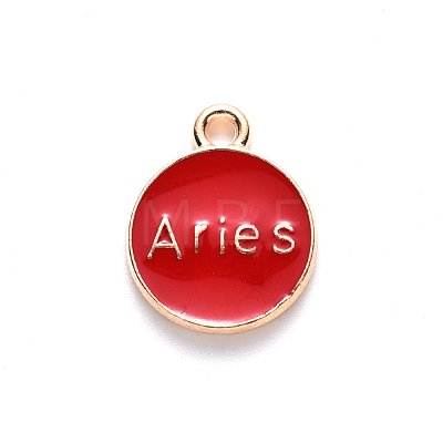 Alloy Enamel Pendants ENAM-S124-01A-07A-1