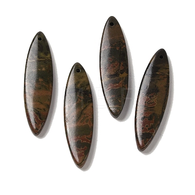 Natural Picasso Jasper Pendants G-Q161-06A-1