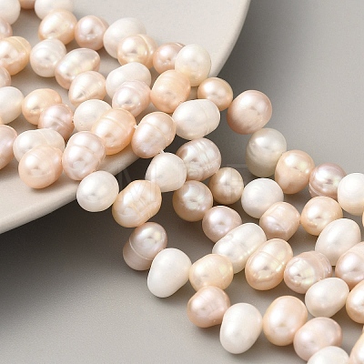 Natural Cultured Freshwater Pearl Beads Strands PEAR-A006-29B-1