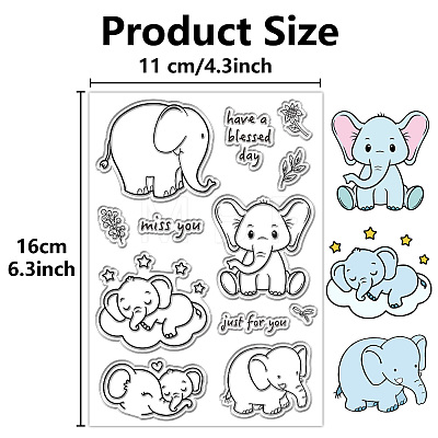 Custom PVC Plastic Clear Stamps DIY-WH0439-0268-1