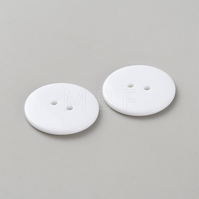 Resin Buttons BUTT-WH20002-10B-1