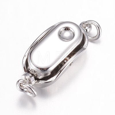 304 Stainless Steel Box Clasps STAS-P100-20M-1