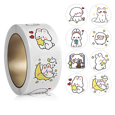Paper Self-Adhesive Animal Sticker Rolls WG47881-06-1