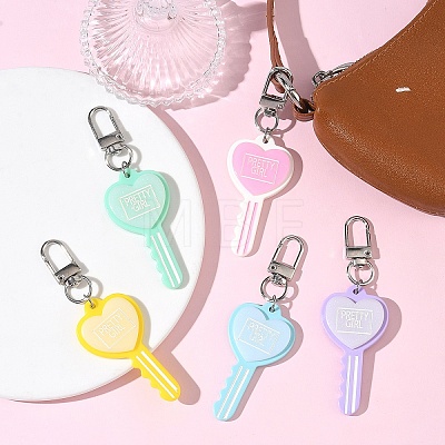 10Pcs Resin Pendant Decorations HJEW-YW00283-1
