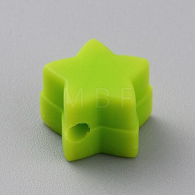 Star Silicone Focal Beads SIL-TAC0008-08I-1