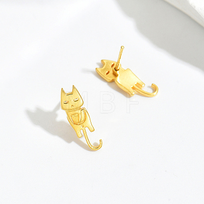 Cute Cat Stud Earrings for Women DX2509-1