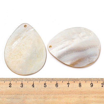 Natural Freshwater Shell Pendants BSHE-Z005-10-1