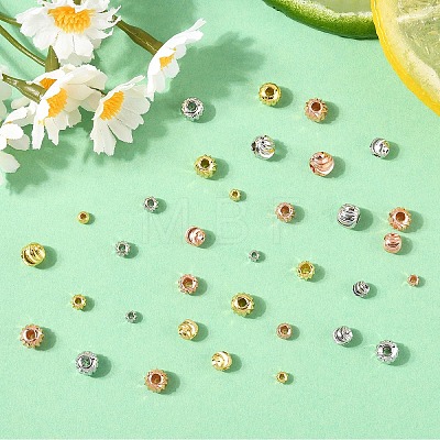 20Pcs Brass Spacer Beads KK-YW0003-18A-P-1